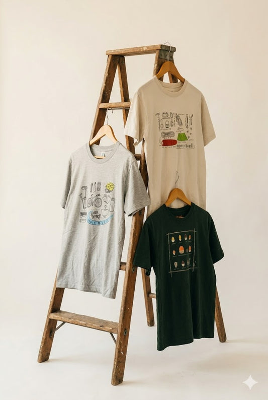 mont-bell Back Print Short Sleeve T-Shirt x3点