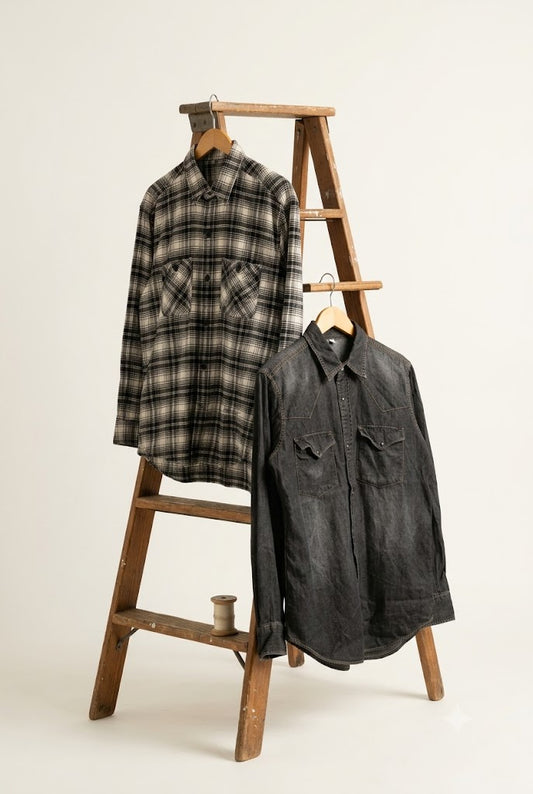 Old UNIQLO Long Sleeve Shirt x2点
