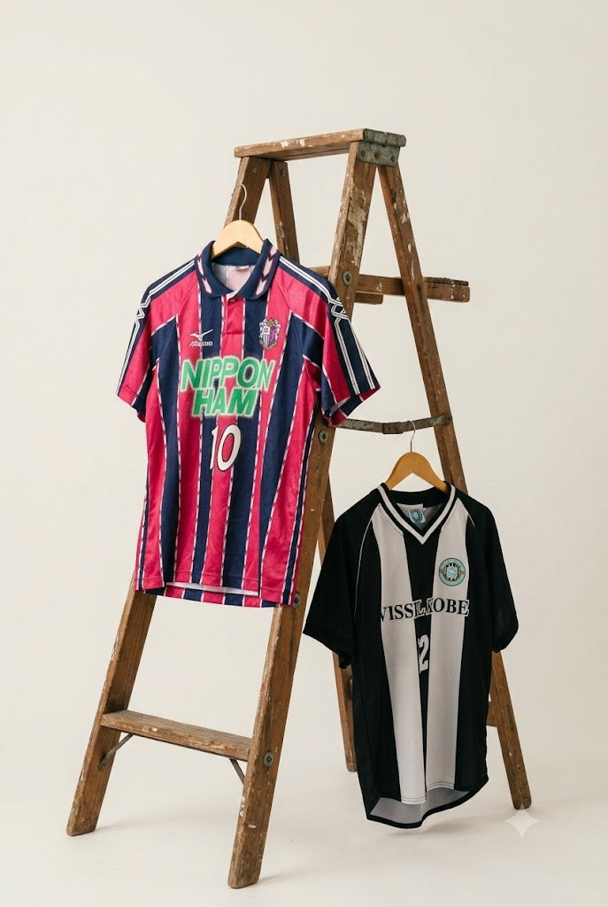 90-00's Cerezo Osaka & Vissel Kobe Game Shirt x2点