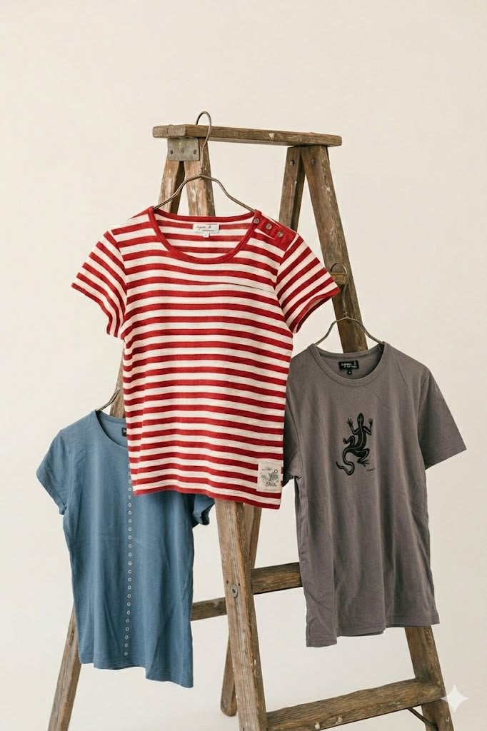 agnès b. Short Sleeve T-Shirt x3点