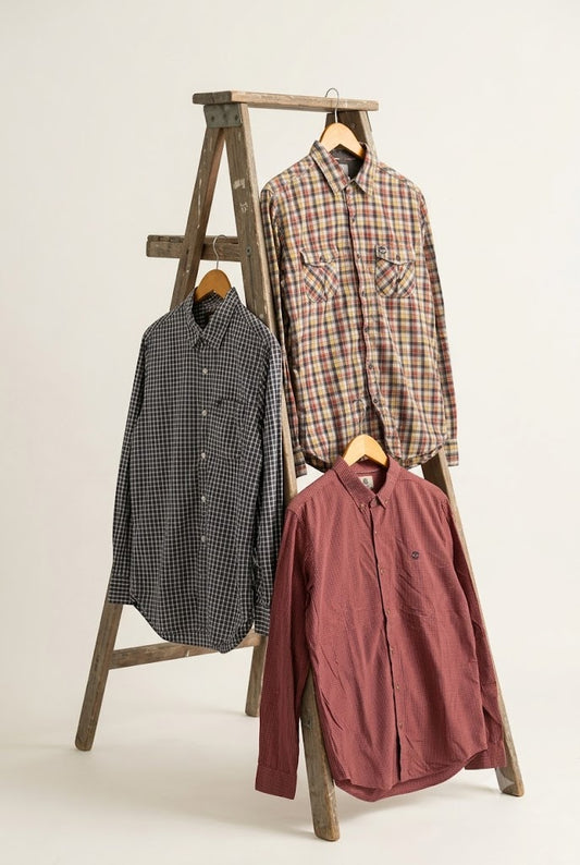 Timberland Check Long Sleeve Shirt x3点