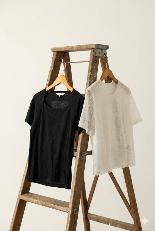 Christian Dior & Burberrys Short Sleeve Blouse x2点