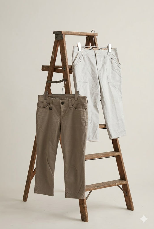 Burberry Cropped Pants x2点