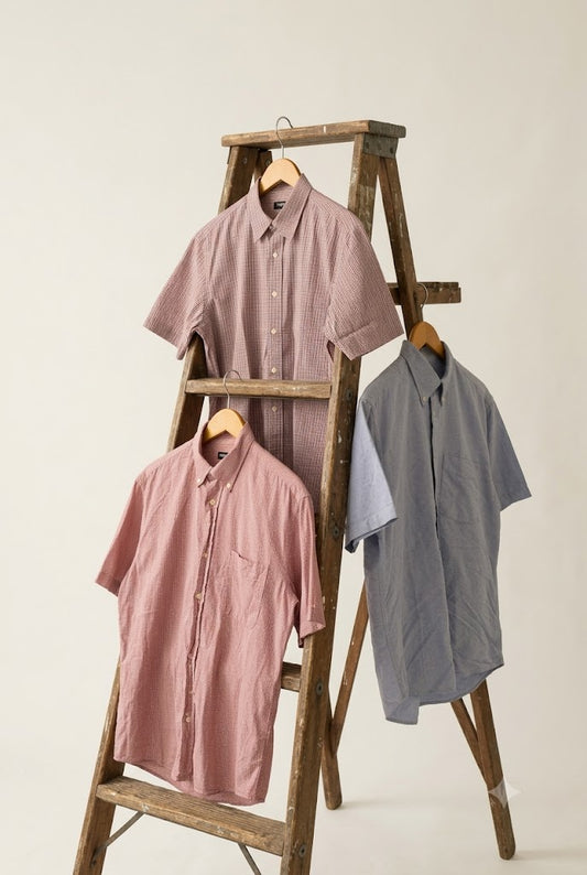 Old UNIQLO Short Sleeve Shirt x3点