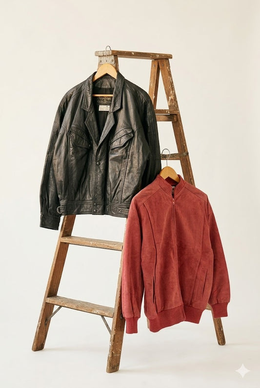 Made In Canada Men's Vintage Leather Blouson x2点