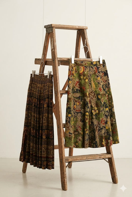 Made In Italy Floral Long Skirt x2点