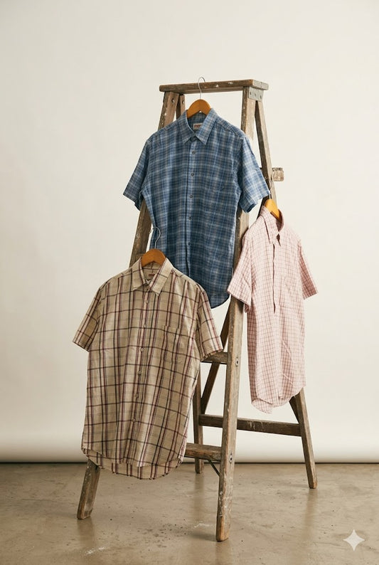 90's McGREGOR Check Short Sleeve Shirt x4点