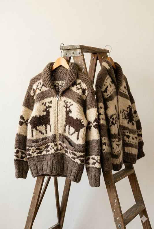 Vintage Cowichan Sweater x3点