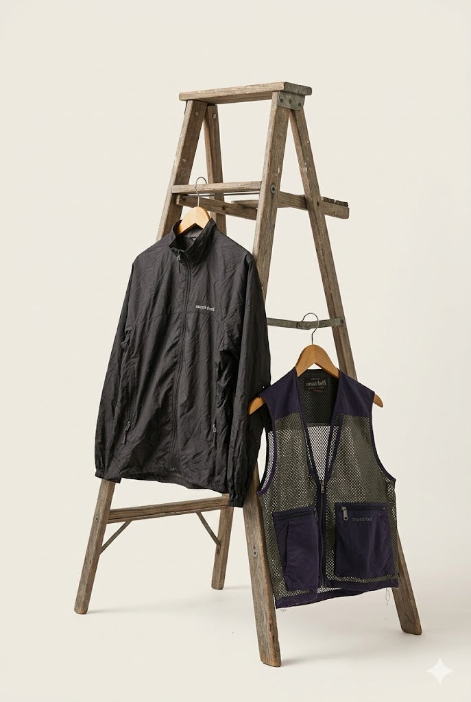 90's mont-bell Nylon Jacket & Vest x2点