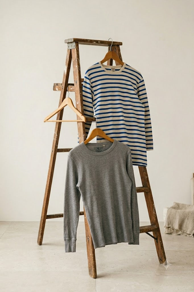 AVIREX Thermal & Rib Long-Sleeve T-Shirt x2点