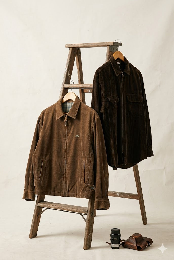 90's Men's Corduroy Zip Up Jacket x2点