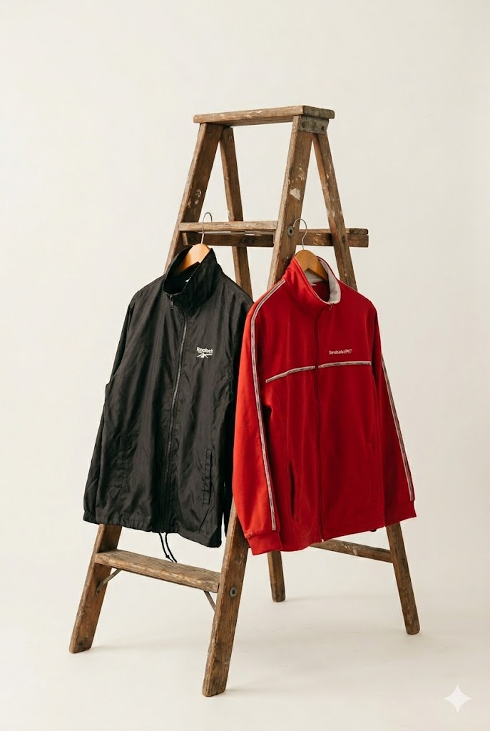 90-00's Reebok Y2K Style Nylon & Track Jacket x2点