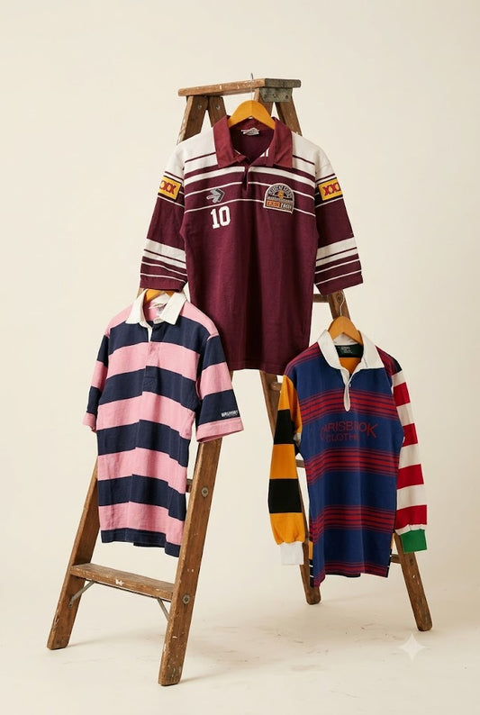 90's Made In Australia, Canada & New Zealand Rugby Shirt x3点