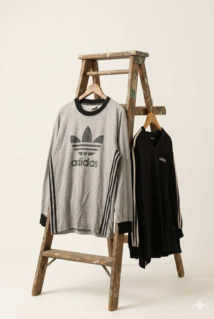 80's-90's Vintage adidas Long Sleeve T-Shirt x2点