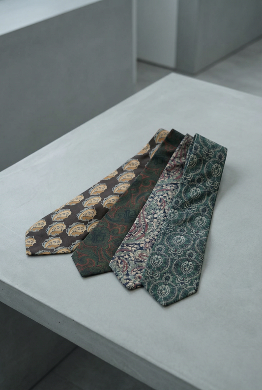 Vintage Paisley Tie x4点