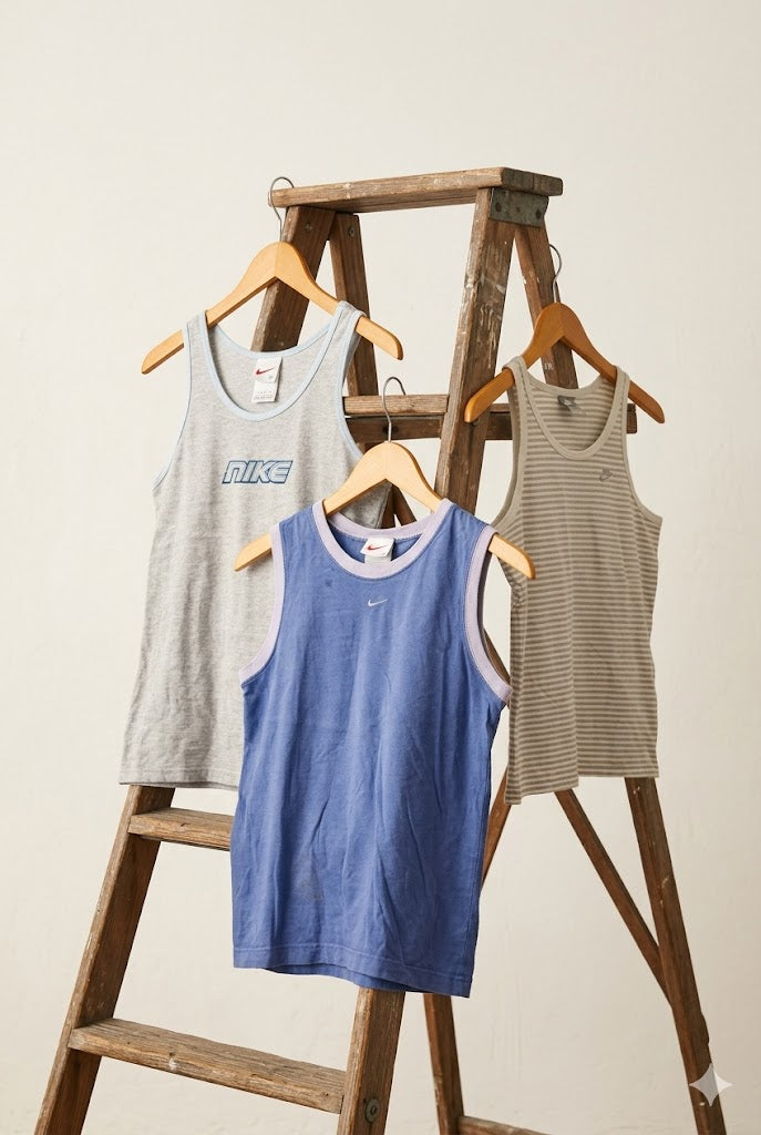 NIKE Y2K Style No sleeve T-Shirt x3点