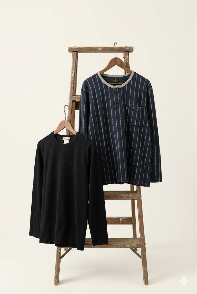 agnès b. & LANVIN Long Sleeve Tshirt x2点