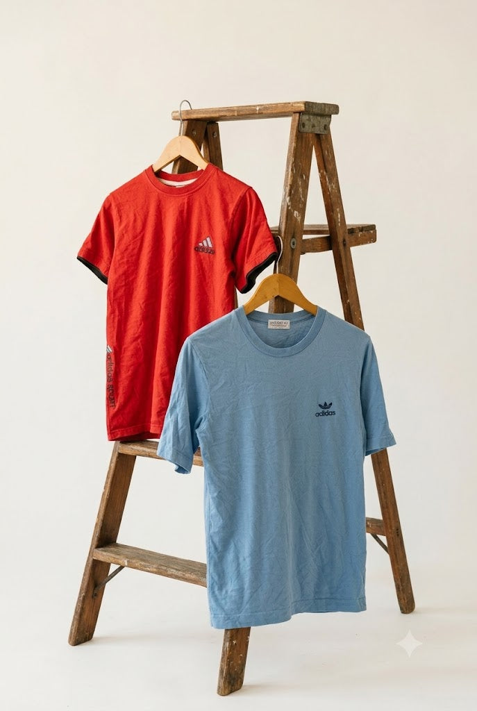 80's & 90's adidas Logo T-Shirt x2点