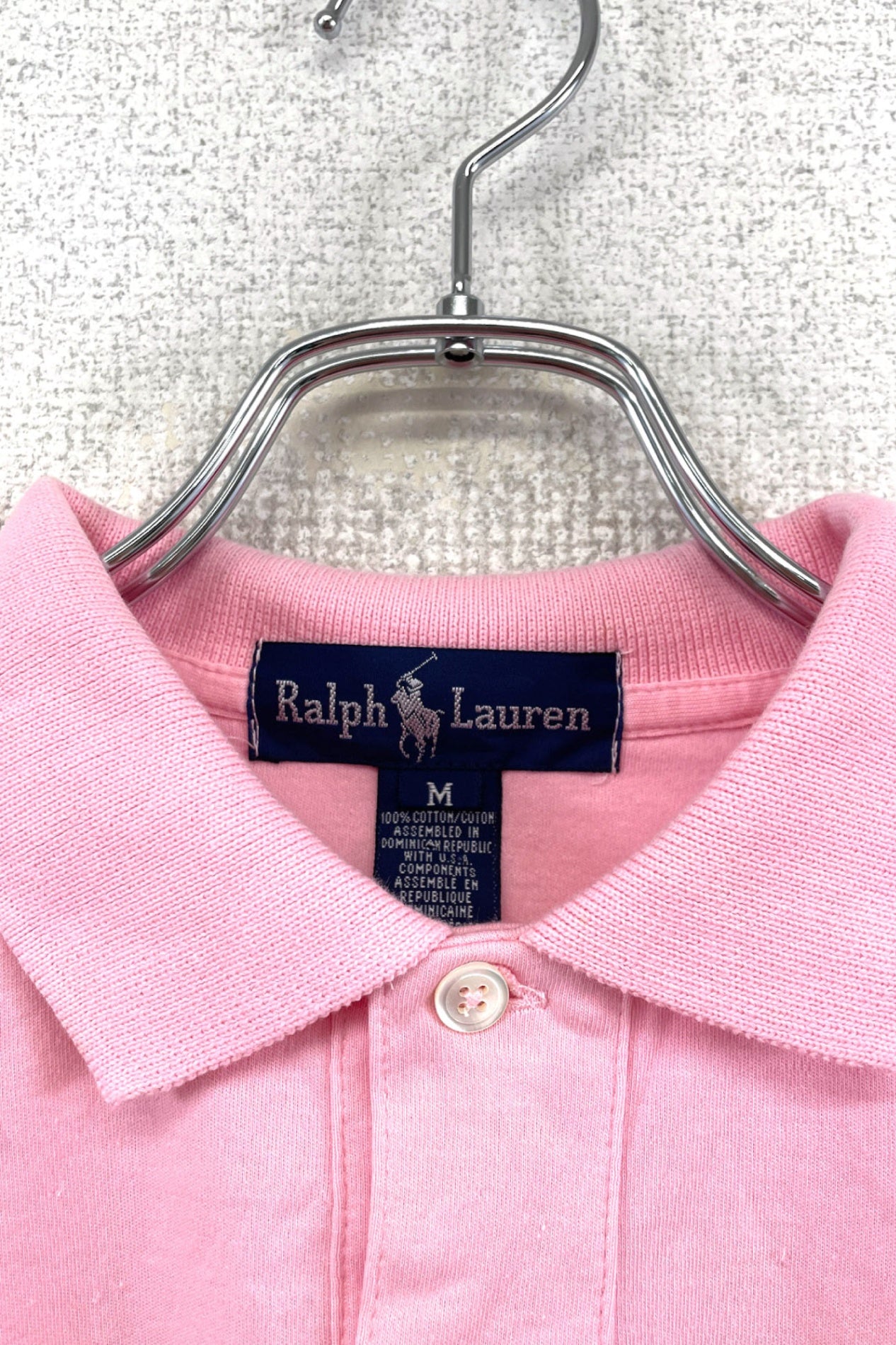 拉尔夫·劳伦粉色 Polo 衫