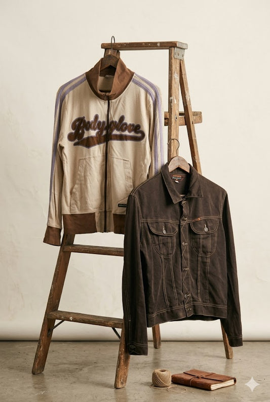 Y2K Style Track Jacket & Made In Australia Short Jacket x2点