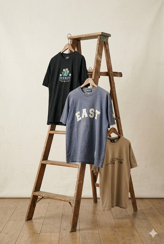 90-00's Men's Print T-Shirt x4点
