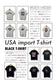 NEW VINTAGE 90's~00's White/Black USA import T-shirt set x10 
