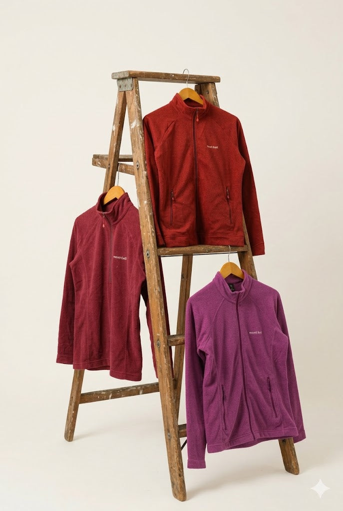 mont-bell Fleece Tops x3点