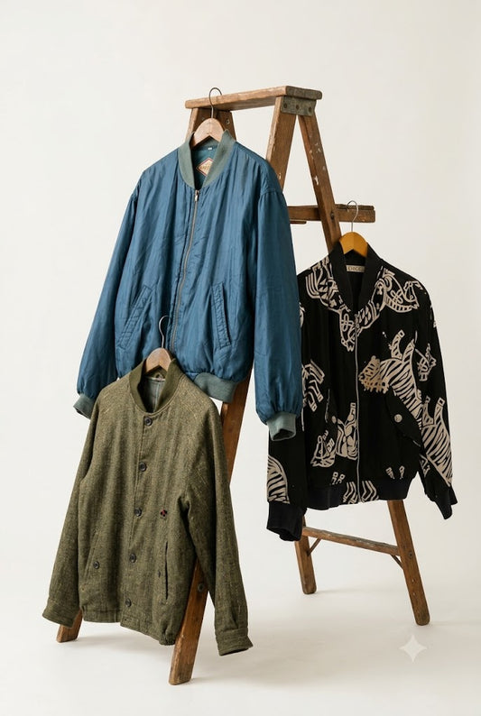Men's Vintage MA-1 Taste Bomber Jacket x5点