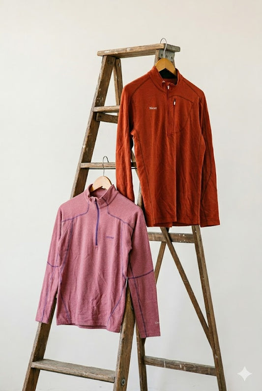 Marmot Half Zip Short-Sleeve T-Shirt x2点