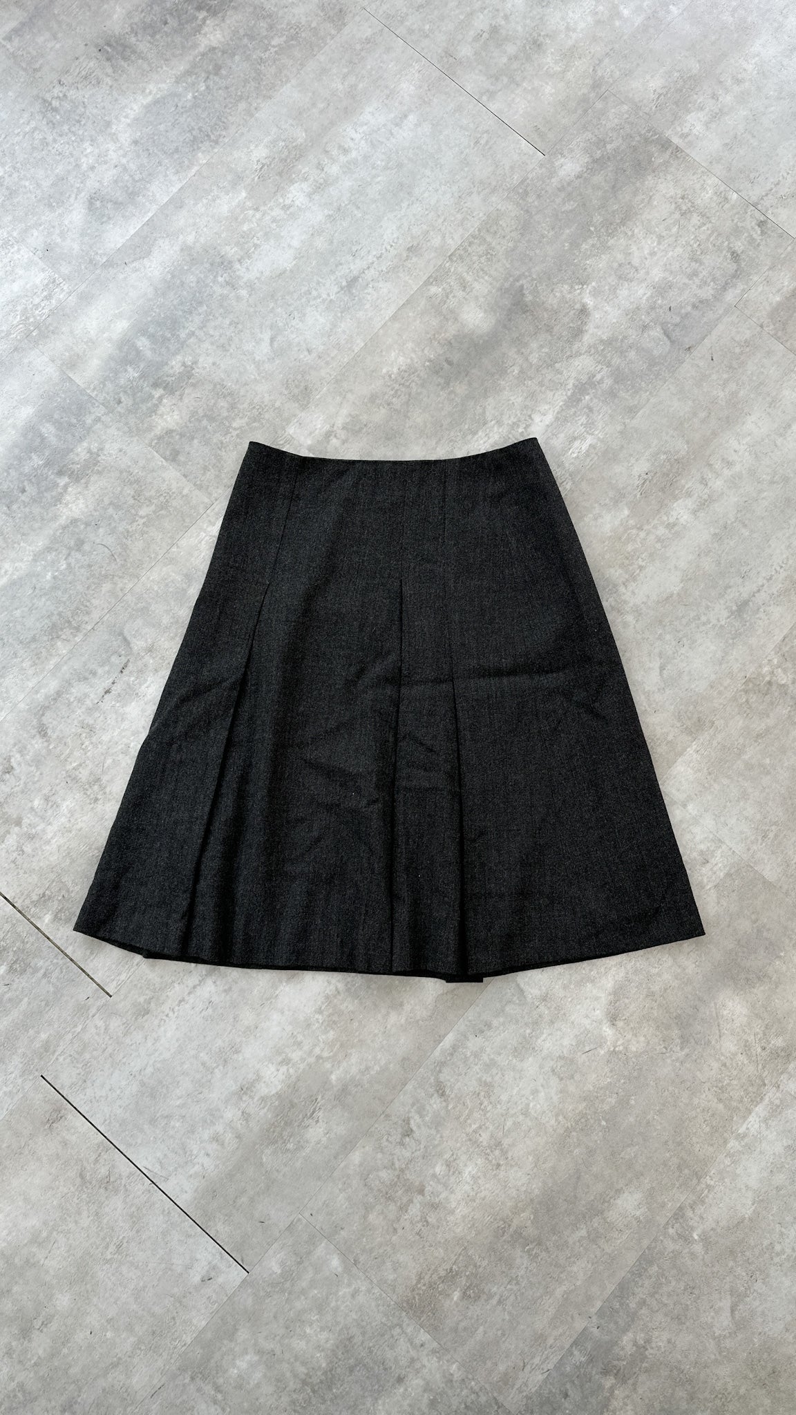 Made In Italy Vintage Gray Wool Skirt x2点