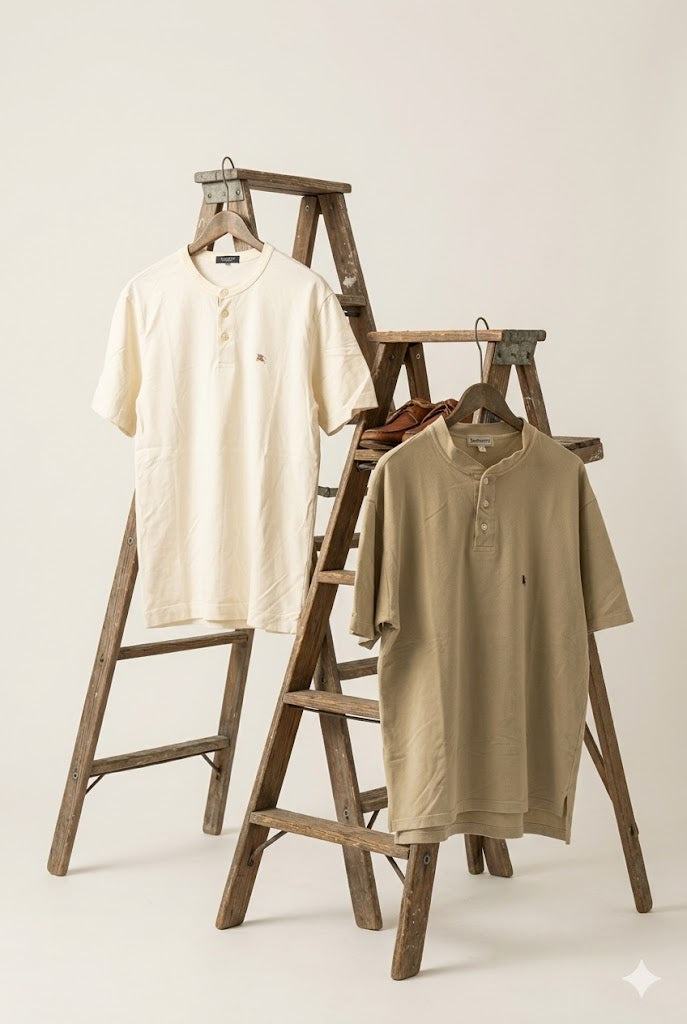 Burberry Henley Neck Short Sleeve T-Shirt x2点