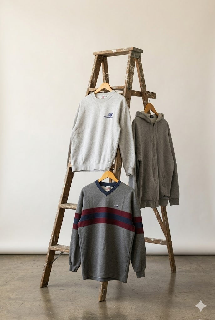 90's Vintage Sports Brand Sweatshirts & Hoodies x3点