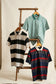 Outdoor Brand Stripe Short Sleeve Polo Shirt x3点