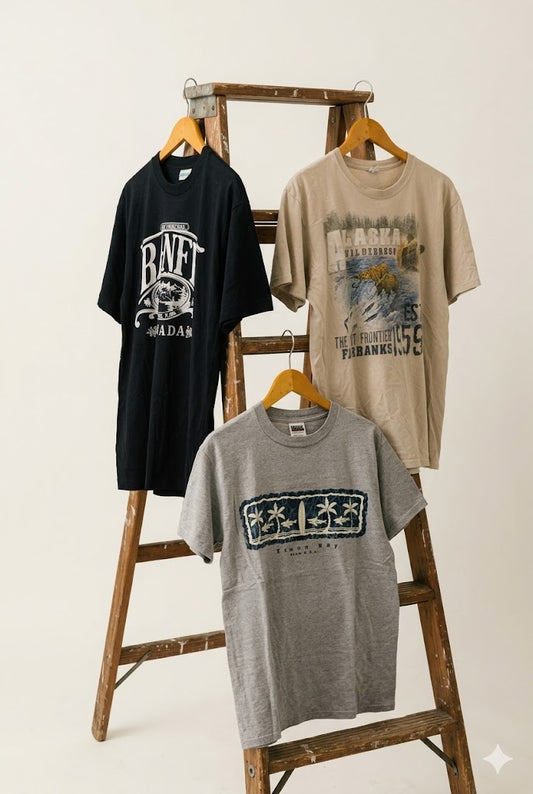 90's Vintage Import Souvenir T-Shirt x4点