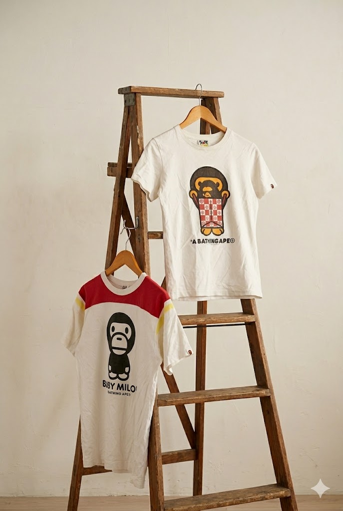 A Bathing Ape Print T-Shirt x2点