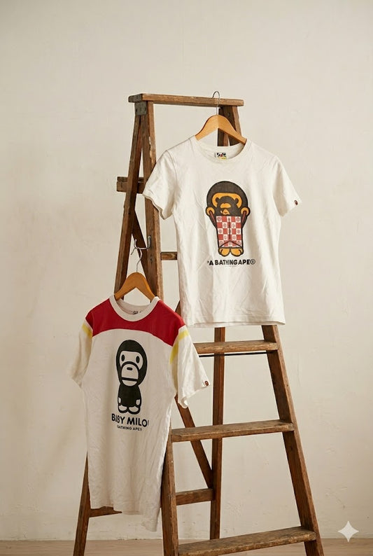A Bathing Ape Print T-Shirt x2点