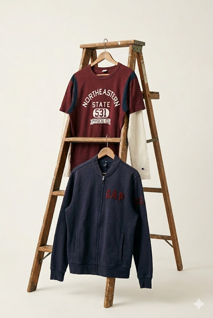 Gap&Champion College Style Stadium Jacket&Sweatshirt x2点