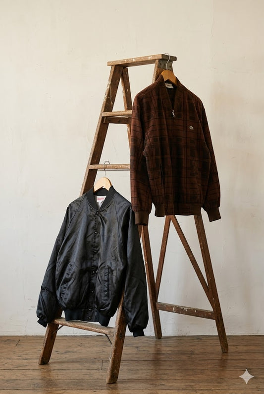90‘s LACOSTE&Made In USA HARTWELL Studium Jacket x2点