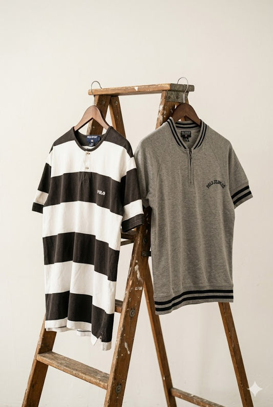 Polo Ralph Lauren Half Zip & Button Short Sleeve T-Shirt x2点