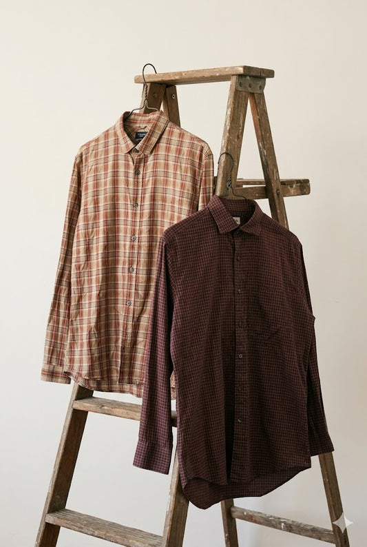 Paul Smith Men's Check Long Sleeve Shirt x2点