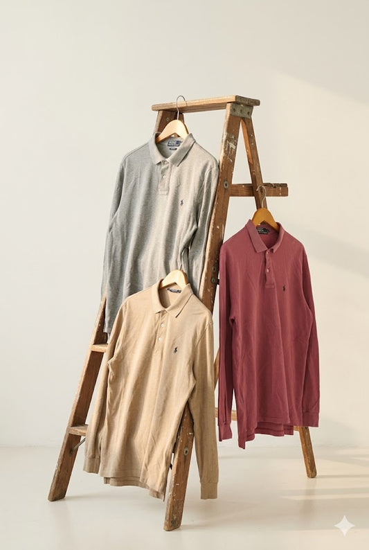 Polo Ralph Lauren Long Sleeve Polo Shirt x3点