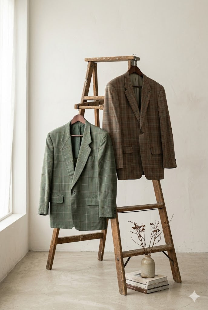 Takeo Kikuchi Check Tailored Jacket x2点