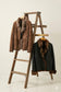Women's Vintage Leather Fur Jacket x3点