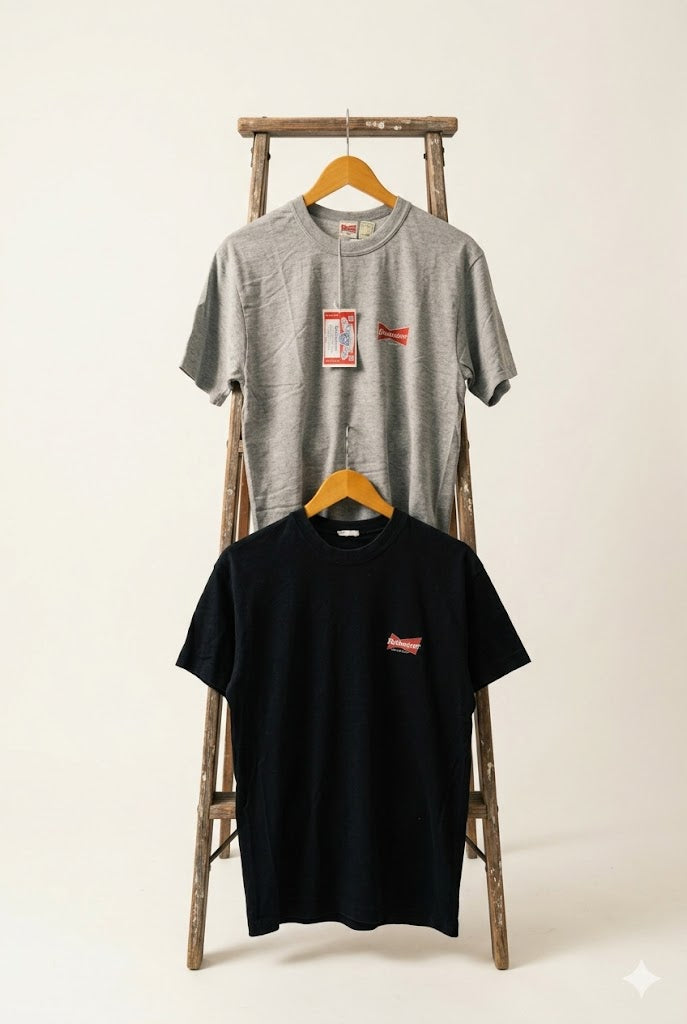 90's Vintage Budweiser Print T-Shirt x2点