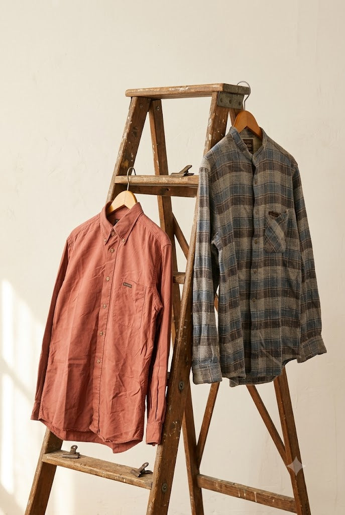 Men's Vintage Marlboro Long Sleeve Shirt x2点
