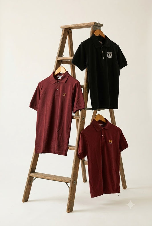 90's Made In USA Short Sleeve Polo Shirt x3点