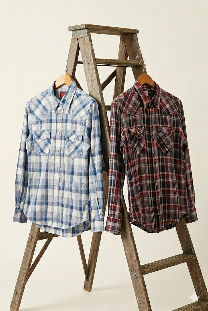 Levi's Check Western Shirt x2点