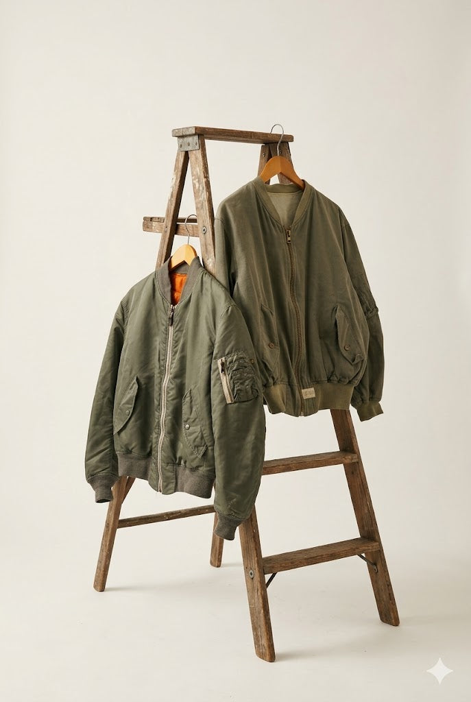 90’s Vintage Alpha Industries&Pink House MA-1 x2点