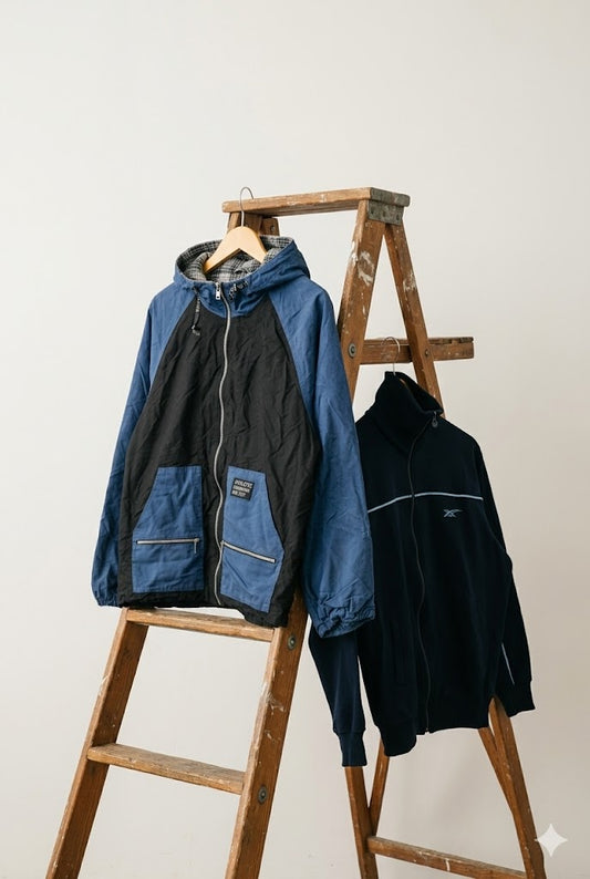 90's asics Track jacket & Tech Jacket x2点