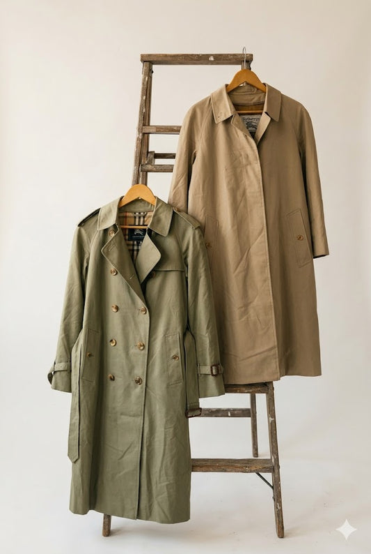 Men's Old Burberry & Givenchy Coat x2点